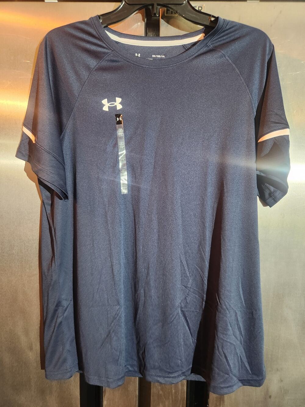 Under Armour HeatGear Loose Fit T-Shirt Navy Size XL